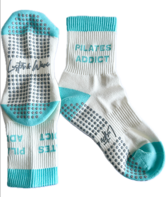Crew Grip Socks - Pilates Addict