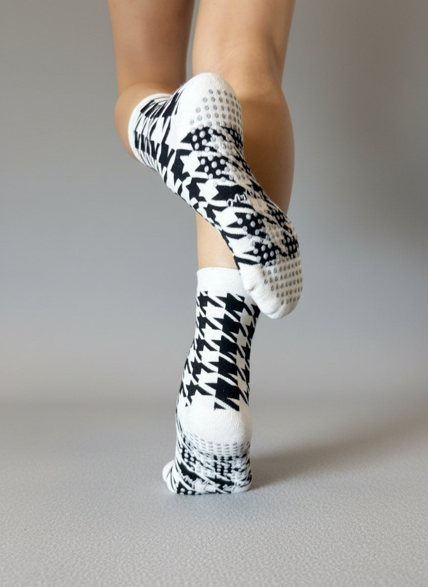 Crew Grip socks - Houndstooth