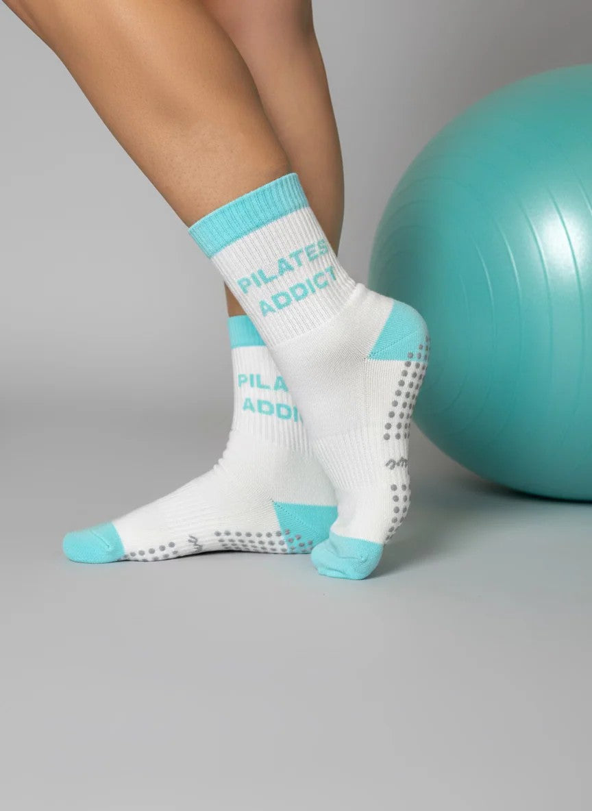 Crew Grip Socks - Pilates Addict